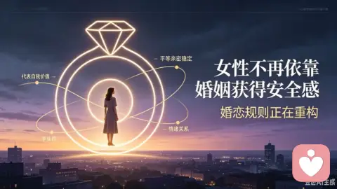 女性不再依靠婚姻获得安全感，婚恋规则正在重构