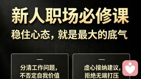 新人职场必修课：稳住心态，就是最大的底气