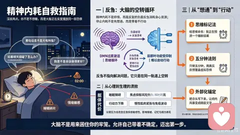 精神内耗，别让思维反刍拖垮你