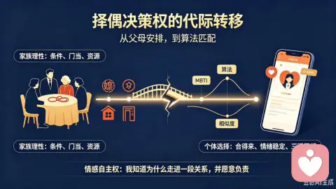 择偶决策权的代际转移:从“父母安排”到“AI算法匹配”