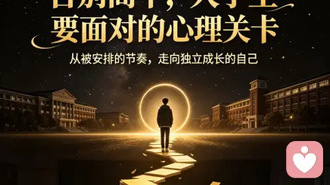 告别高中，大学生要面对的心理关卡