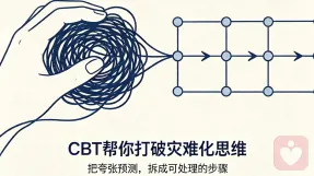 焦虑总往最坏的地方想？CBT帮你打破灾难化思维 【认知行为疗法CBT｜科普】