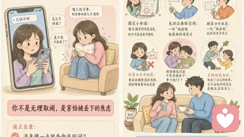 黏人、夺命连环问与“假性作闹”：亲密关系中的依恋焦虑与修复路径