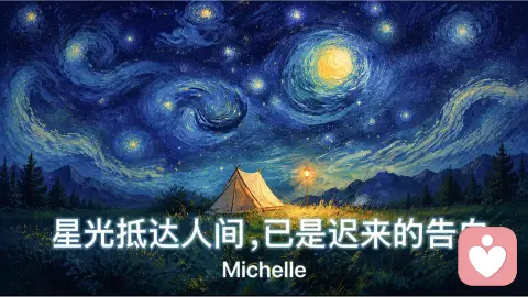 星光已抵达人间，已是迟到的告别