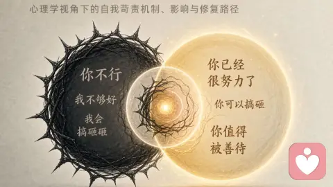 苛待自我者的心理画像:从过度自我否定到自我和解