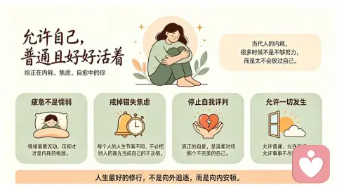 允许自己，普通且好好活着
