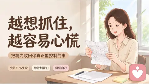 越掌控,越焦虑