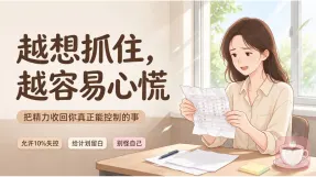 越掌控，越焦虑