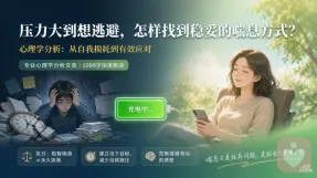 压力超载下的逃避冲动：基于自我损耗理论的心理学分析与专业应对