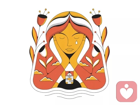 自我關系插圖